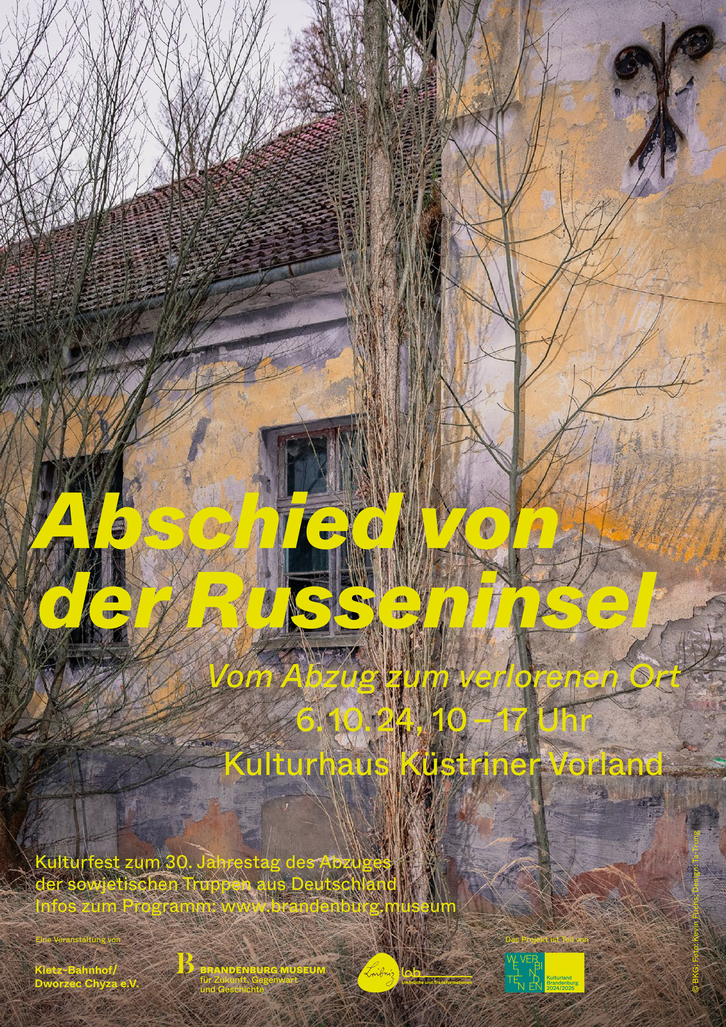 Abschied von der Russeninsel Plakat