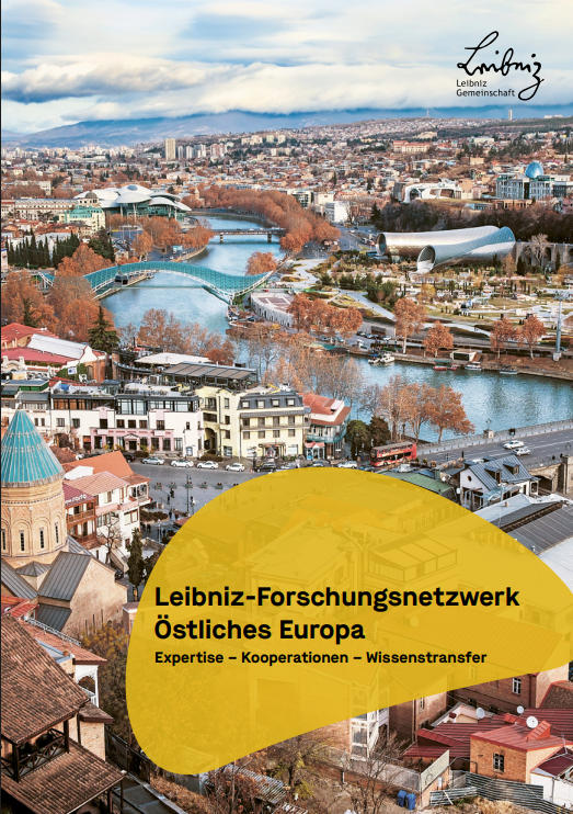 Cover der Broschüre des Leibniz-Forschungsnetzwerkes Östliches Europa