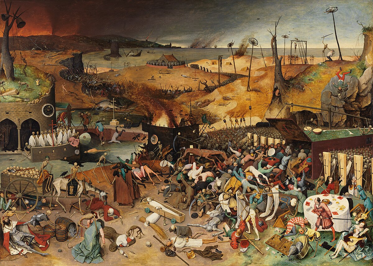 Pieter Bruegel der Ältere: Der Triumph des Todes (1562), Bildcredits: Wikimedia Commons, gemeinfre