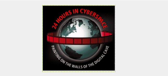 Grafik »24 hours in cyberspace«