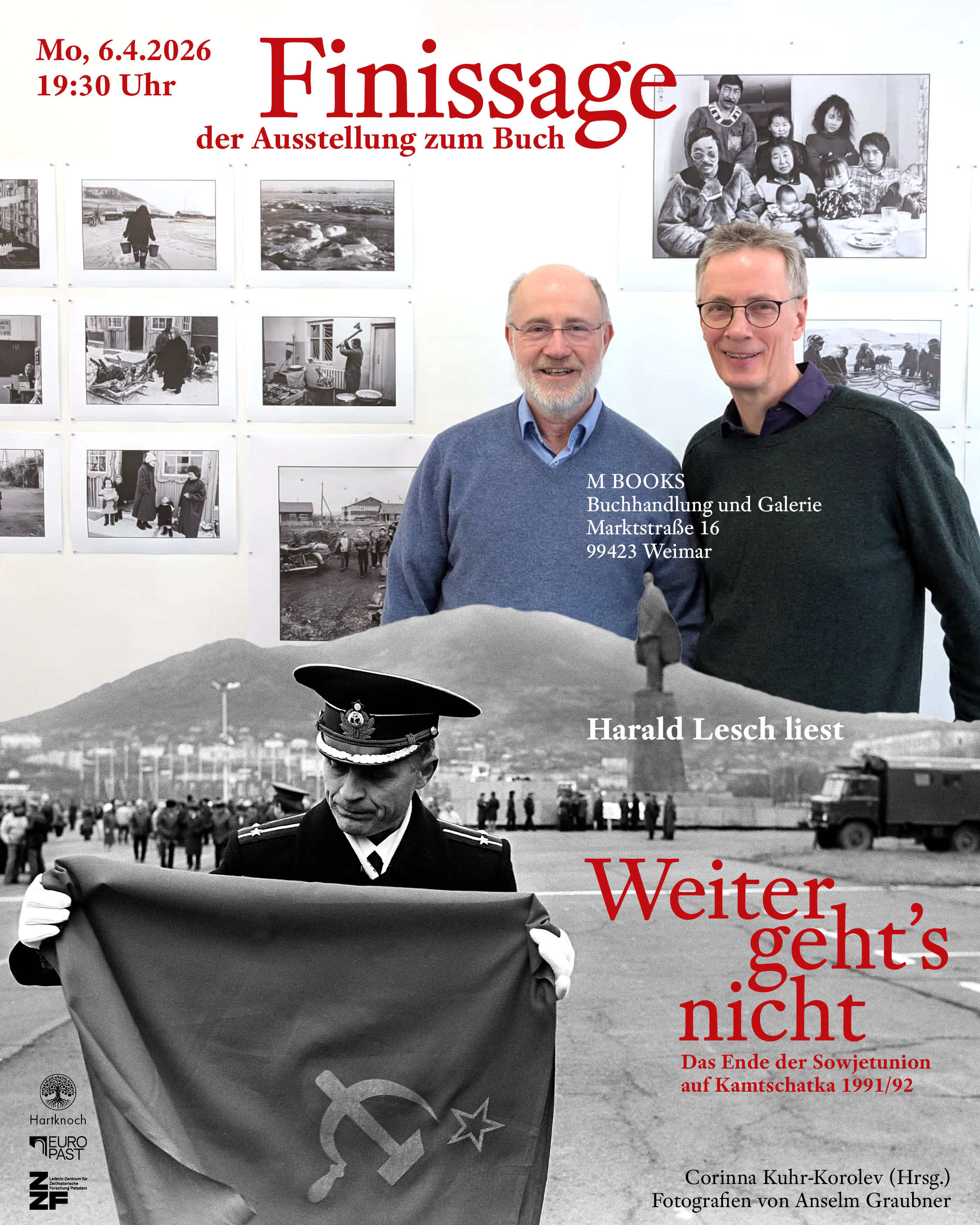 Ankündigungsposter »Harald Lescht liest: Weiter geht's nicht«