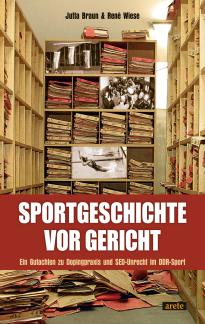 Buchcover: Sportgeschichte vor Gericht, Arete Verlag 2024