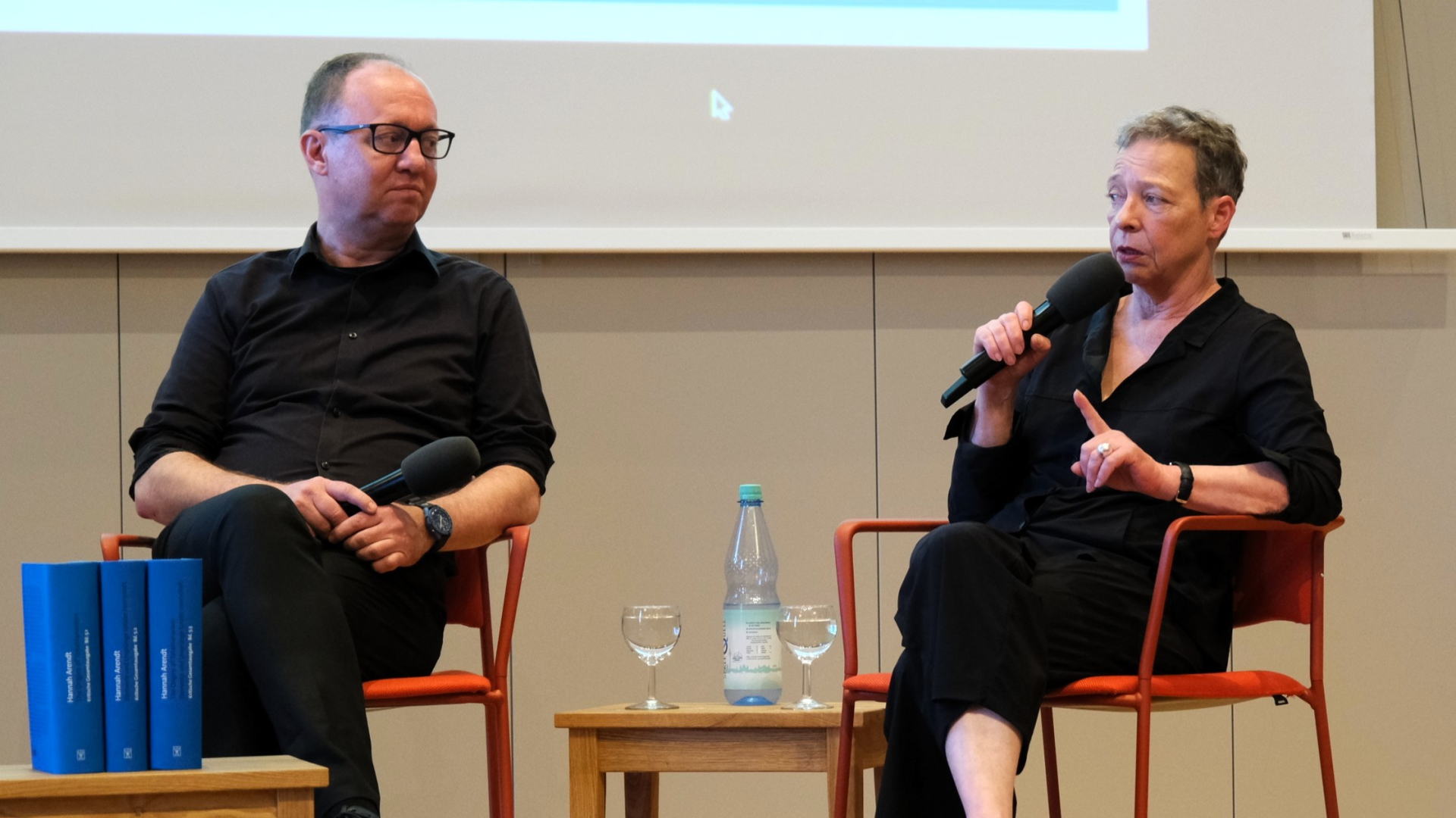 Jan C. Behrends (ZZF Potsdam) und Eva Geulen (ZfL)