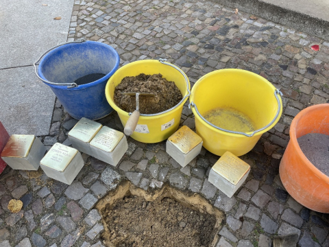 Stolpersteinverlegung - Foto von Hanno Hochmuth