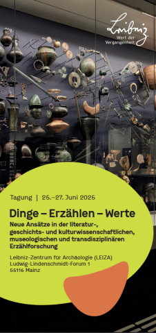 Programmcover Tagung Dinge - Erzählen - Werte