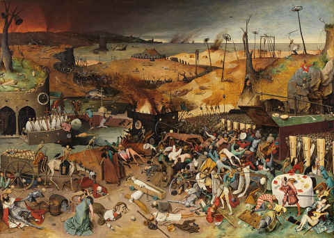 Pieter Bruegel der Ältere: Der Triumph des Todes (1562), Bildcredits: Wikimedia Commons, gemeinfre