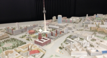 Modell of Ost-Berlin, Senatsverwaltung für Stadtentwicklung, Photo: Hanno Hochmuth