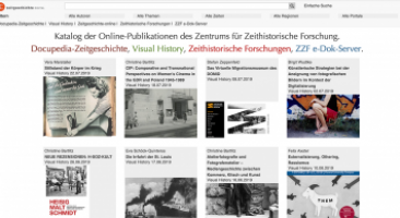 Online-Portal "Zeitgeschichte digital", Sceenshot 