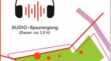 Faltblatt zum Audio-Spaziergag im Berliner Volkspark Friedrichshain
