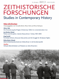 Cover - Heft 3-2021 der Zeitschrift Zeithistorische Forschungen 