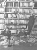  U.S. military lawyers search for evidence to be presented at the war crimes trials (Photo: United States Holocaust Memorial Museum, courtesy of National Archives and Records Administration, College Park)