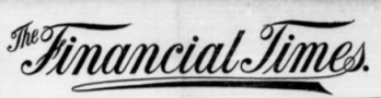 Logo: Financial Times, 1900