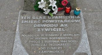 Memorial to the Armia Krajowa soldiers at Boernerowo 
