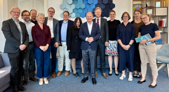 Bundeskanzler a.D. Olaf Scholz zu Besuch am ZZF