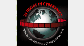 Grafik »24 hours in cyberspace«