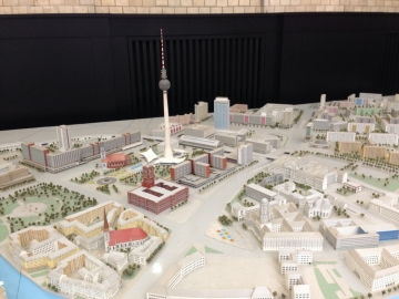 Modell von Ost-Berlin, Senatsverwaltung für Stadtentwicklung, Foto: Hanno Hochmuth