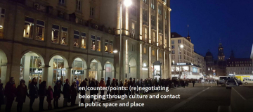 Screenshot, Website: Project: en/counter/points: (re)negotiating belonging through culture and contact in public space and place