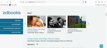 Website zbooks - Sceenshot