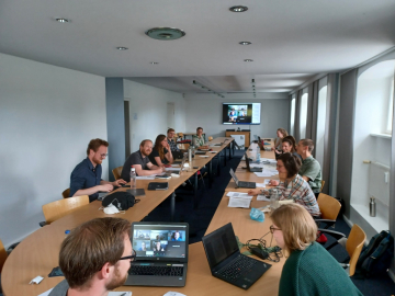 Master Class with Prof. Dr. Christina von Hodenberg (London) on June 8, 2022 on "Social History and Social Data", Photo: ZZF Potsdam.