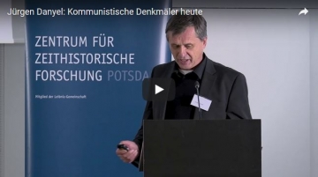 Dr. Jürgen Danyel (ZZF Potsdam) einer der Organisatoren der Tagung referierte zum Thema "Kommunistische Denkmäler heute"