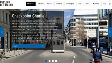 Sceenshot der Website www.chronik-der-mauer.de vom 22. März 2023, 21:00