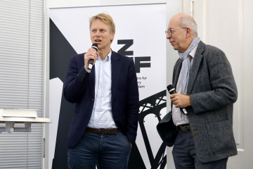 Frank Bösch (li) dankte Martin Sabrow für seine langjährige leitende Tätigkeit am ZZF, Foto: ZZF