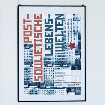 Ausstellung "Postsowjetische Lebenswelten", Plakat: Bundesstiftung Aufarbeitung