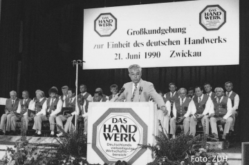 Großkundgebung zur Einheit des deutschen Handwerks 1990
