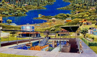 Das Innere einer Toruskolonie, Don Davis, 1970er. Quelle: Public Domain Image Archive / NASA