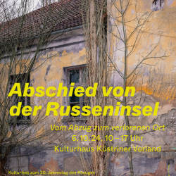 Abschied von der Russeninsel Plakat