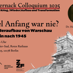 Klaus Zernack Colloquium Flyer 25-02-25