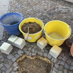 Stolpersteinverlegung - Foto von Hanno Hochmuth