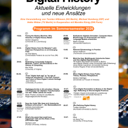 Poster Ringvorlesung/Kolloquium Digital History