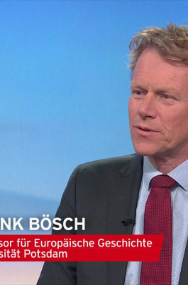 Frank Bösch im Gespräch bei Brandenburg aktuell